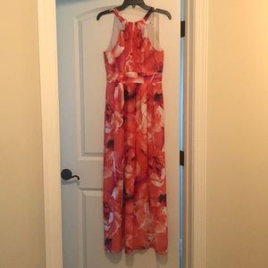 Eliza J Floral Maxi Dress Size 4P
